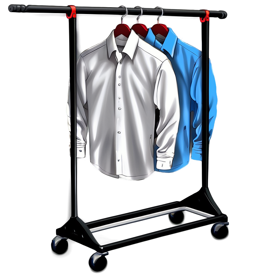 Rolling Clothes Rack Png Ibl