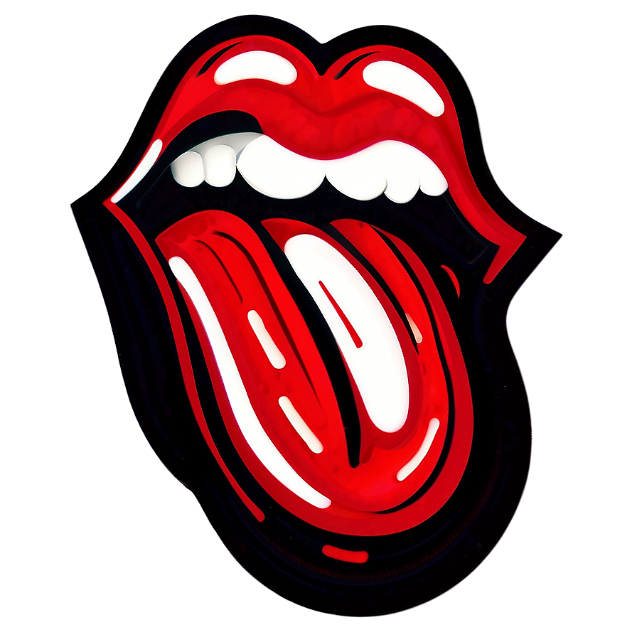 Rolling Stones Band Logo Tongue Png 06292024