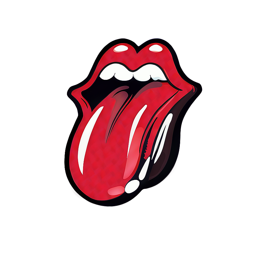 Rolling Stones Tongue Fan Art Png Sqk