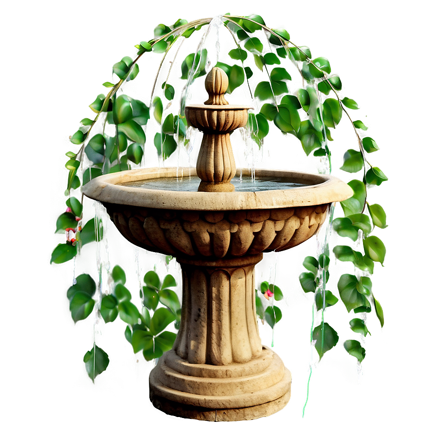 Roman Garden Fountain Png Ofg19