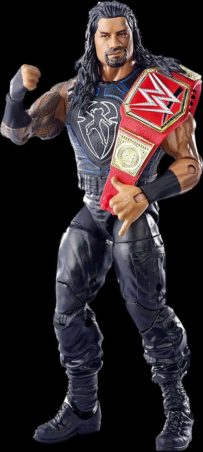 Roman Reigns W W E Champion Figure