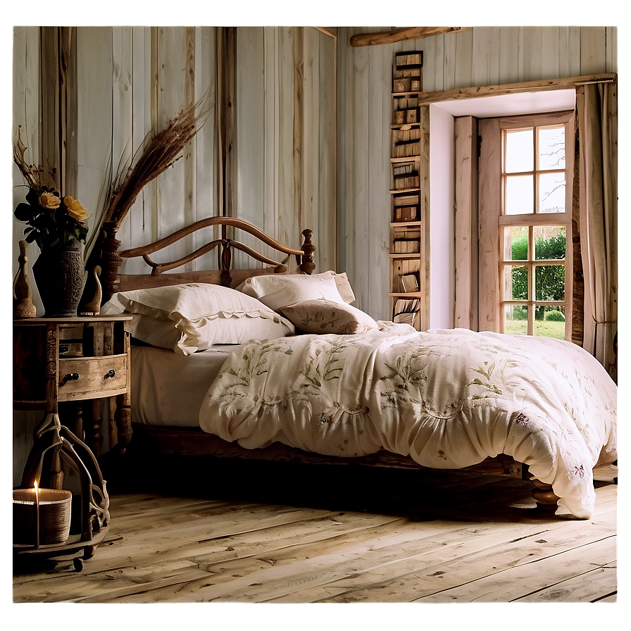 Romantic Cottage Bedroom Png Lrt30