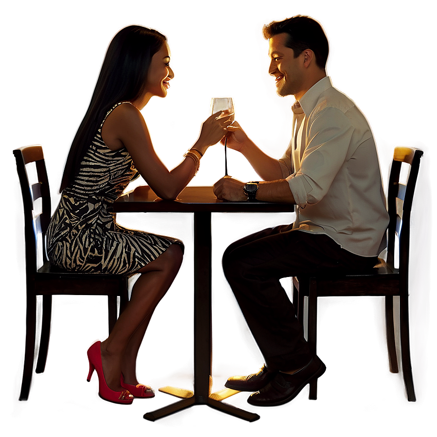 Romantic Date Night Restaurant Png Bkf81