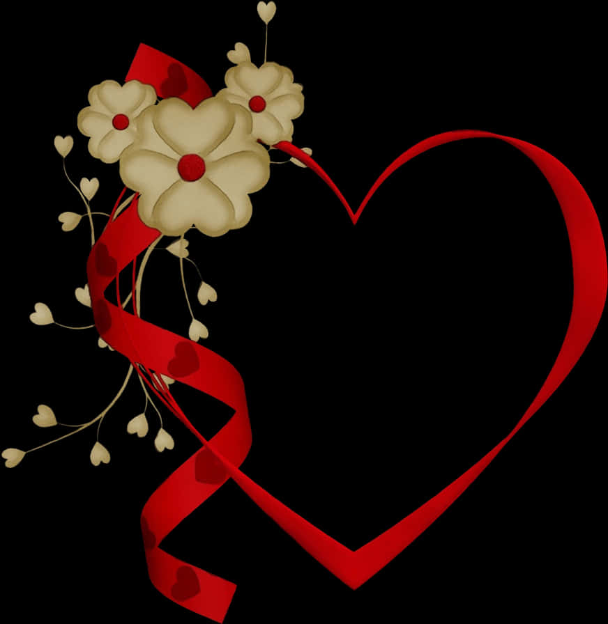 Romantic Heart Floral Design