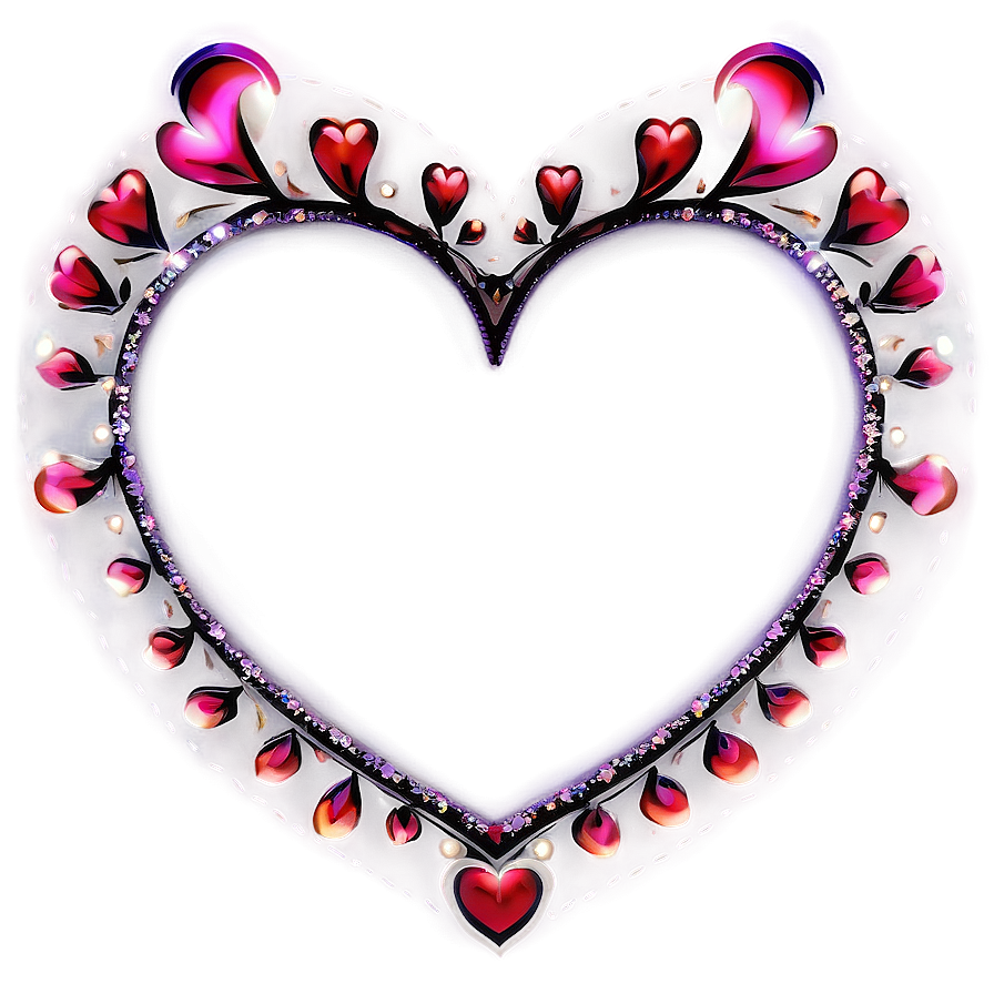 Romantic Heart Overlay Png Pqt