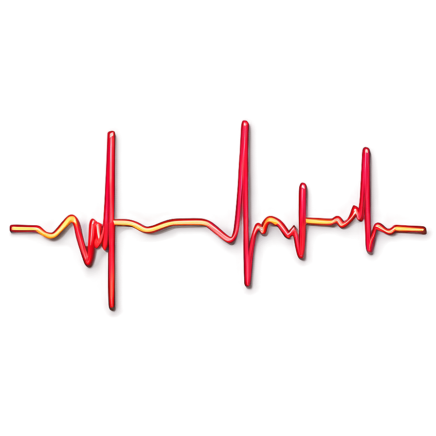 Romantic Heartbeat Line Png Trw