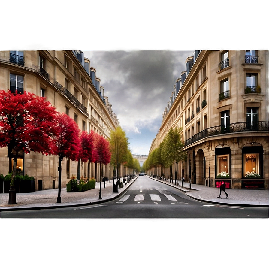 Romantic Paris Street View Png Yjc65