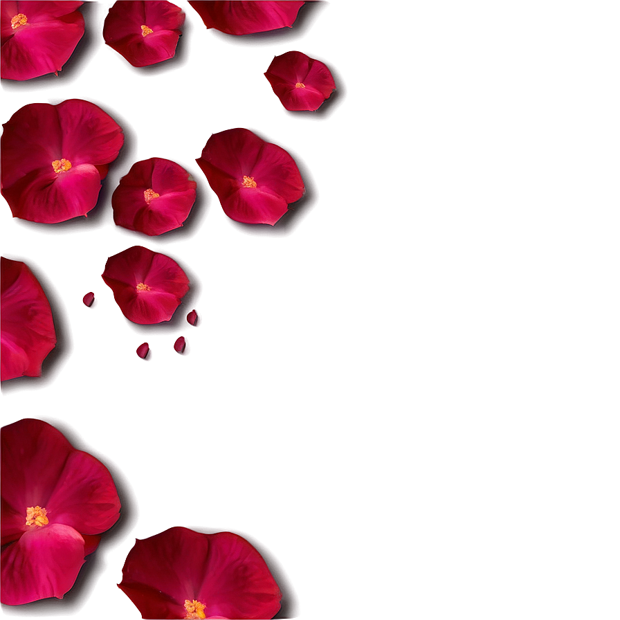 Romantic Rose Petals Png Svb19