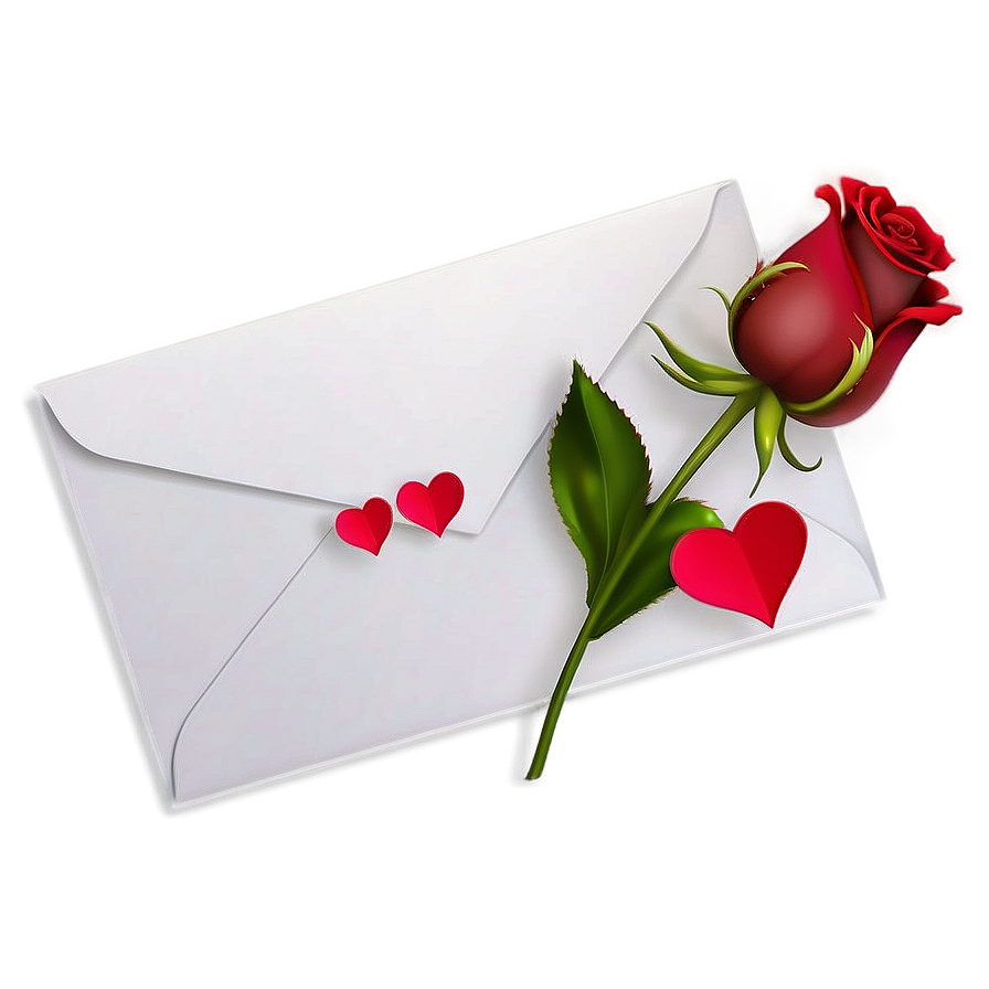 Romantic Valentine's Card Png 40