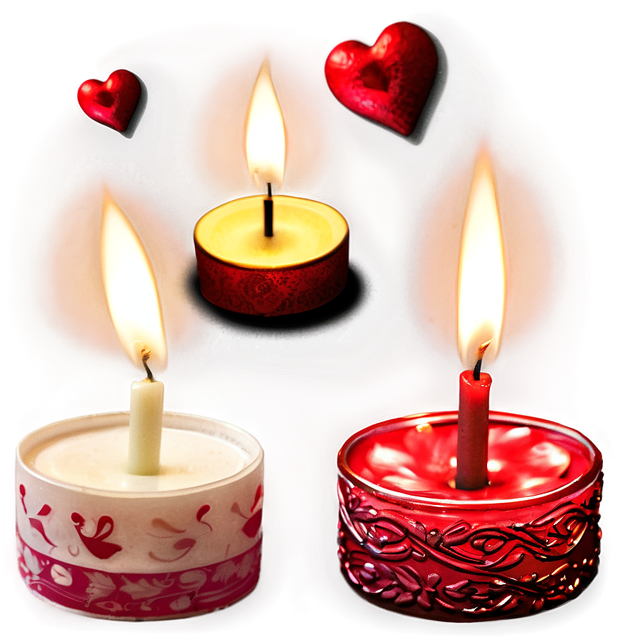 Romantic Valentine's Day Candlelight Png 06202024