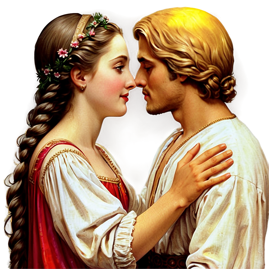 Romeo And Juliet Vintage Art Png 06112024