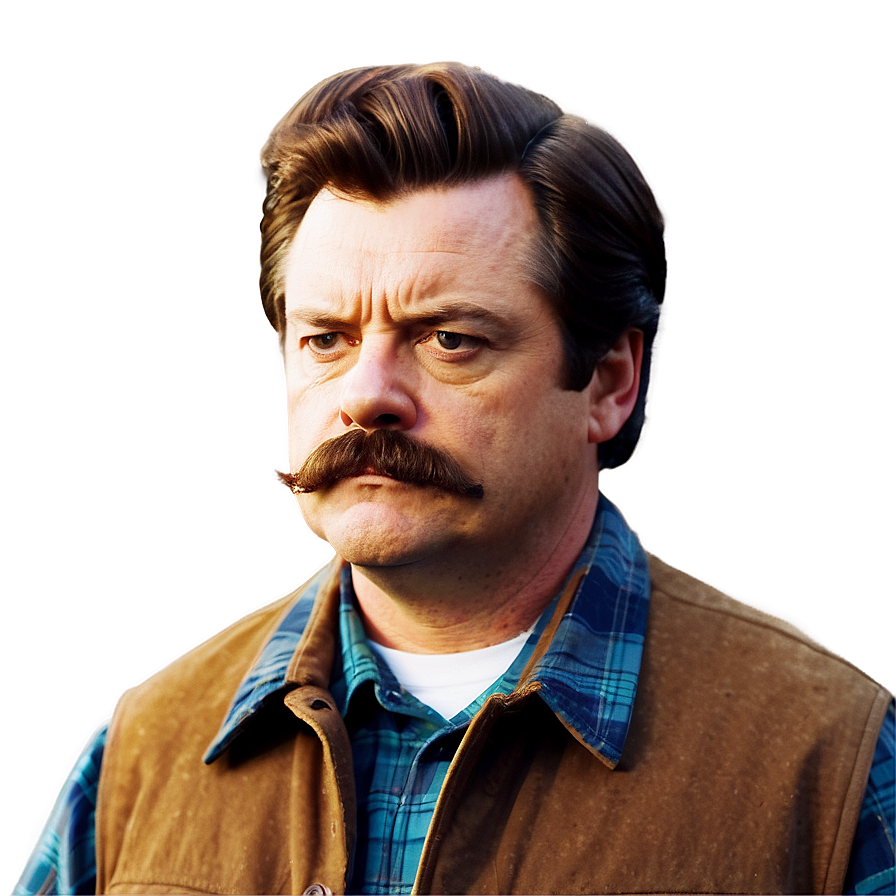 Ron Swanson Silhouette Png 96