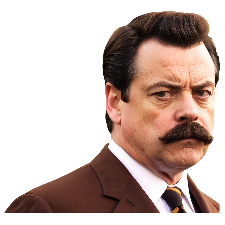 Ron Swanson Silhouette Png Ljj