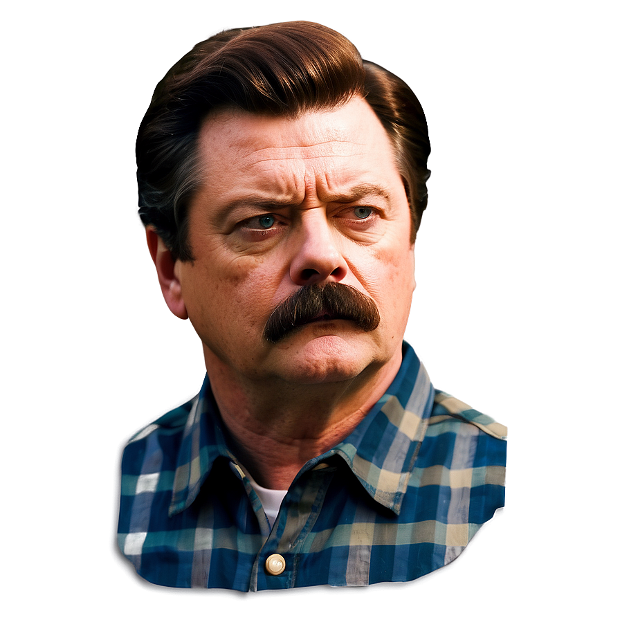 Ron Swanson Sticker Png 43