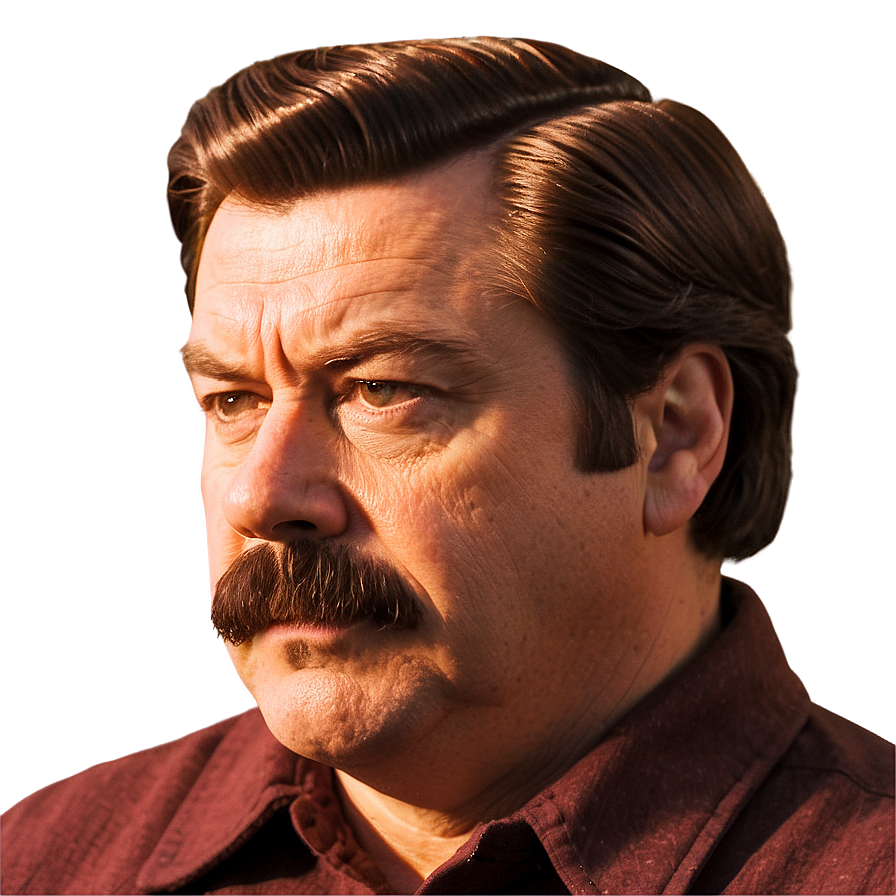 Ron Swanson Woodworking Png 06242024