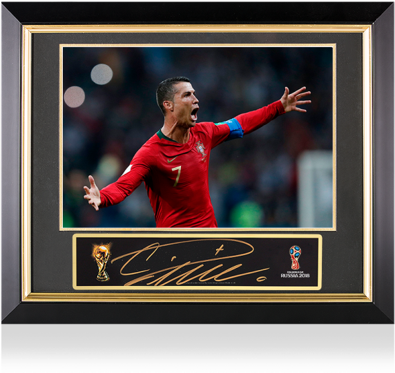 Ronaldo Portugal Celebration Framed