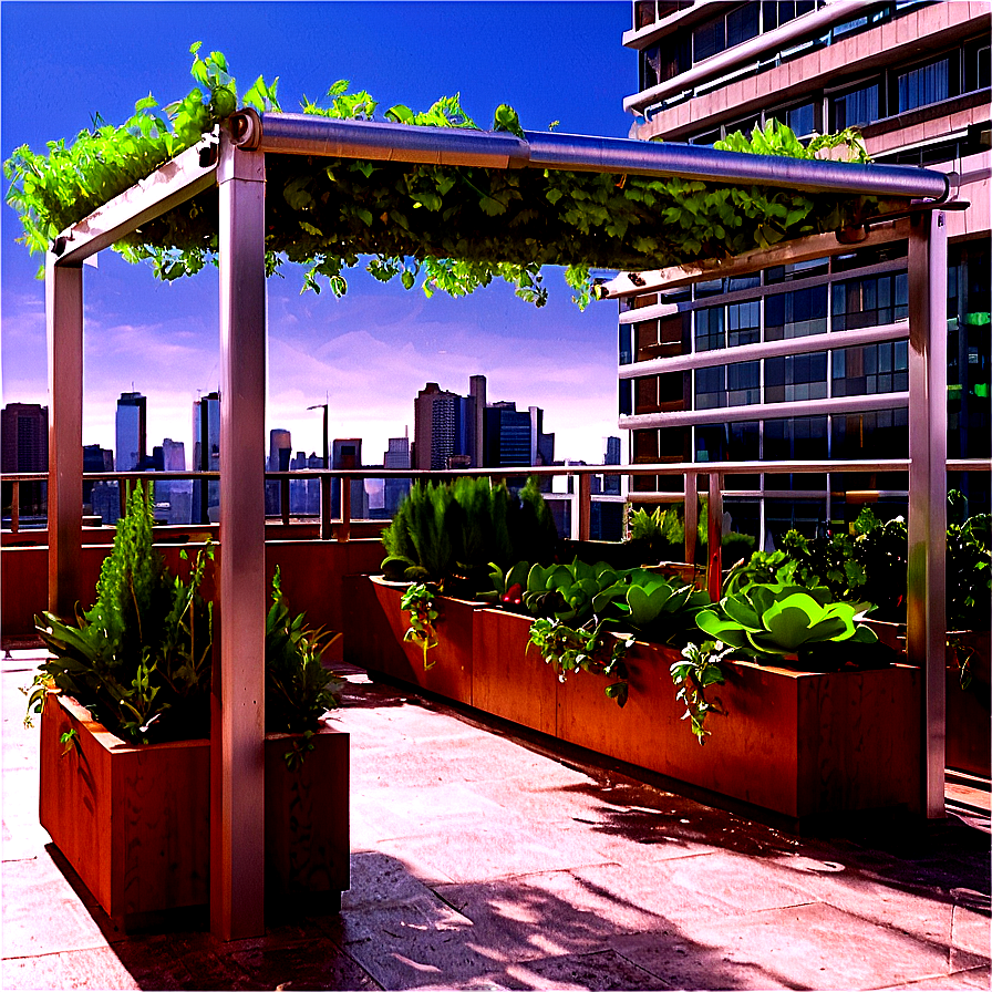 Rooftop Garden Canopy Png Kib