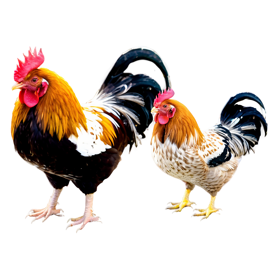 Rooster And Hen Png Tus23