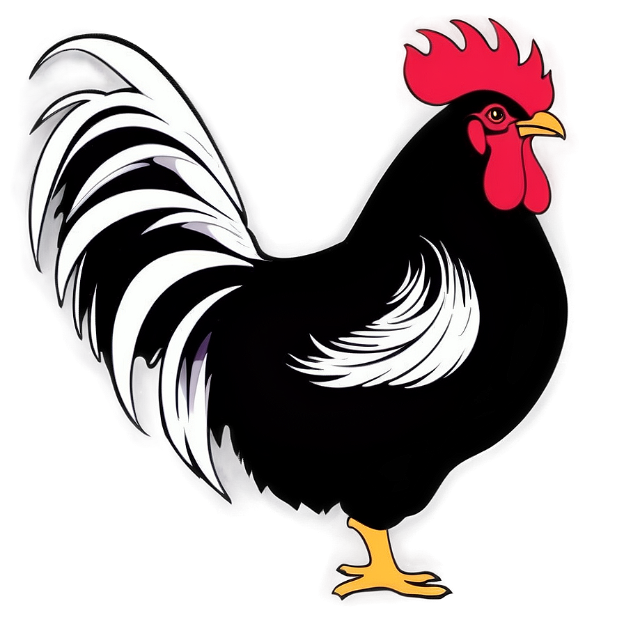 Rooster Silhouette Clipart Png 36