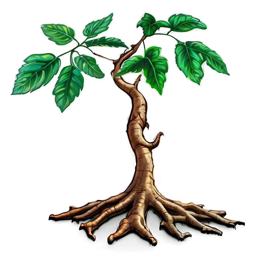 Root Climbing Vine Png 13