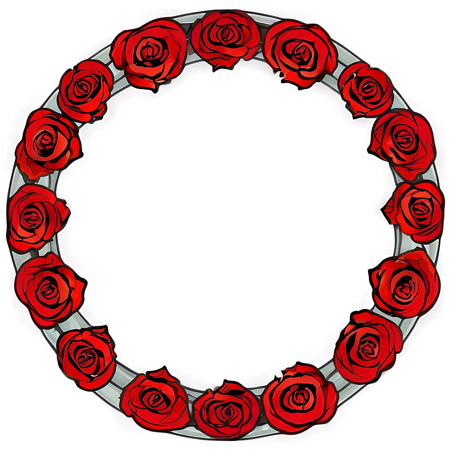 Rose Circle Png 12