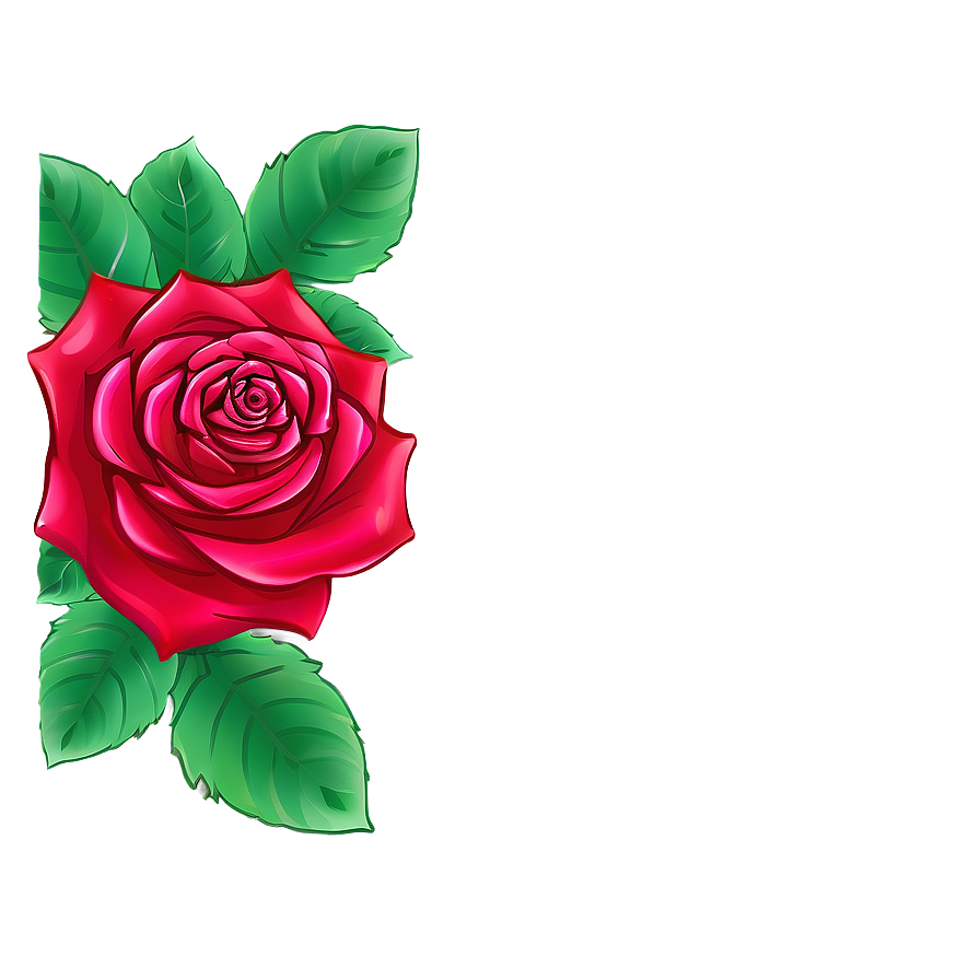 Rose Flower Border Png Vxu86