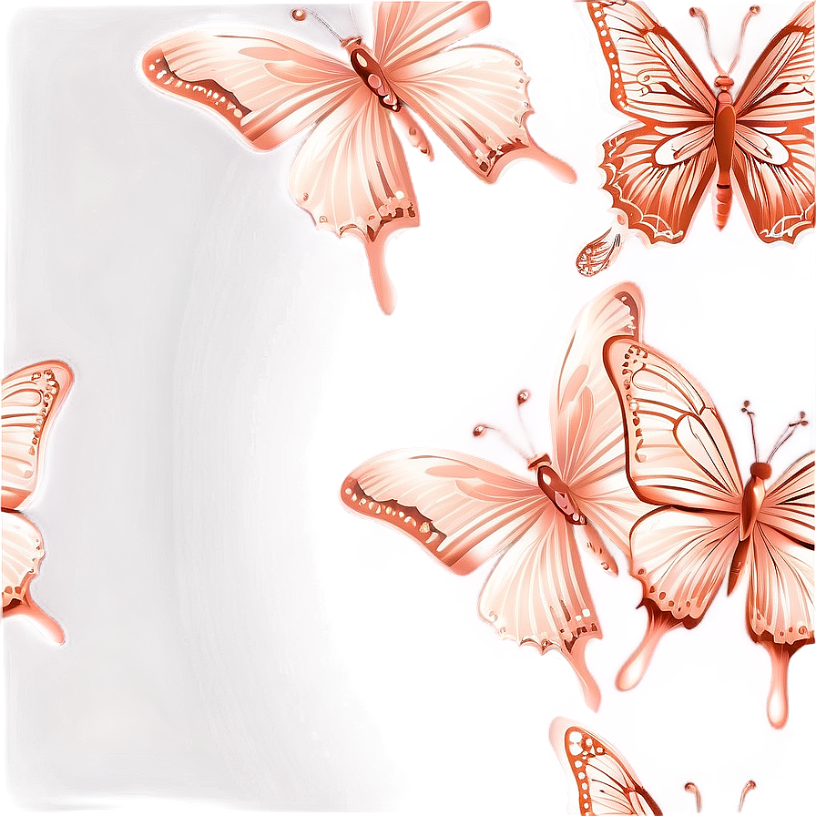 Rose Gold Butterfly Wallpaper Png Adp