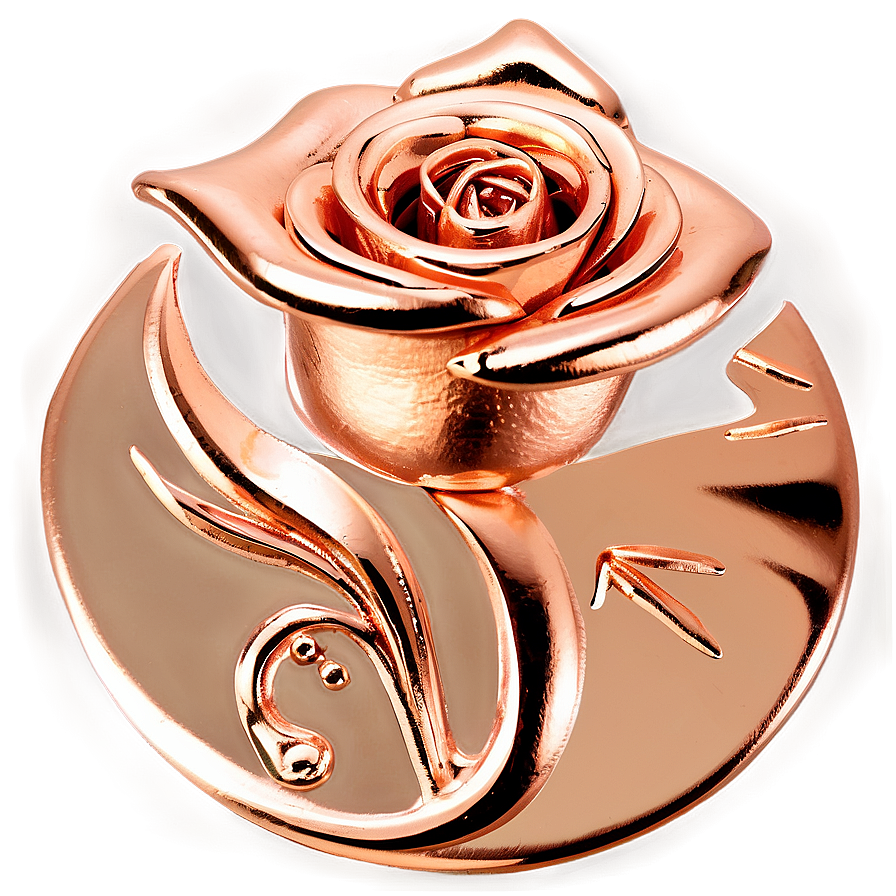 Rose Gold Foil Png 06252024