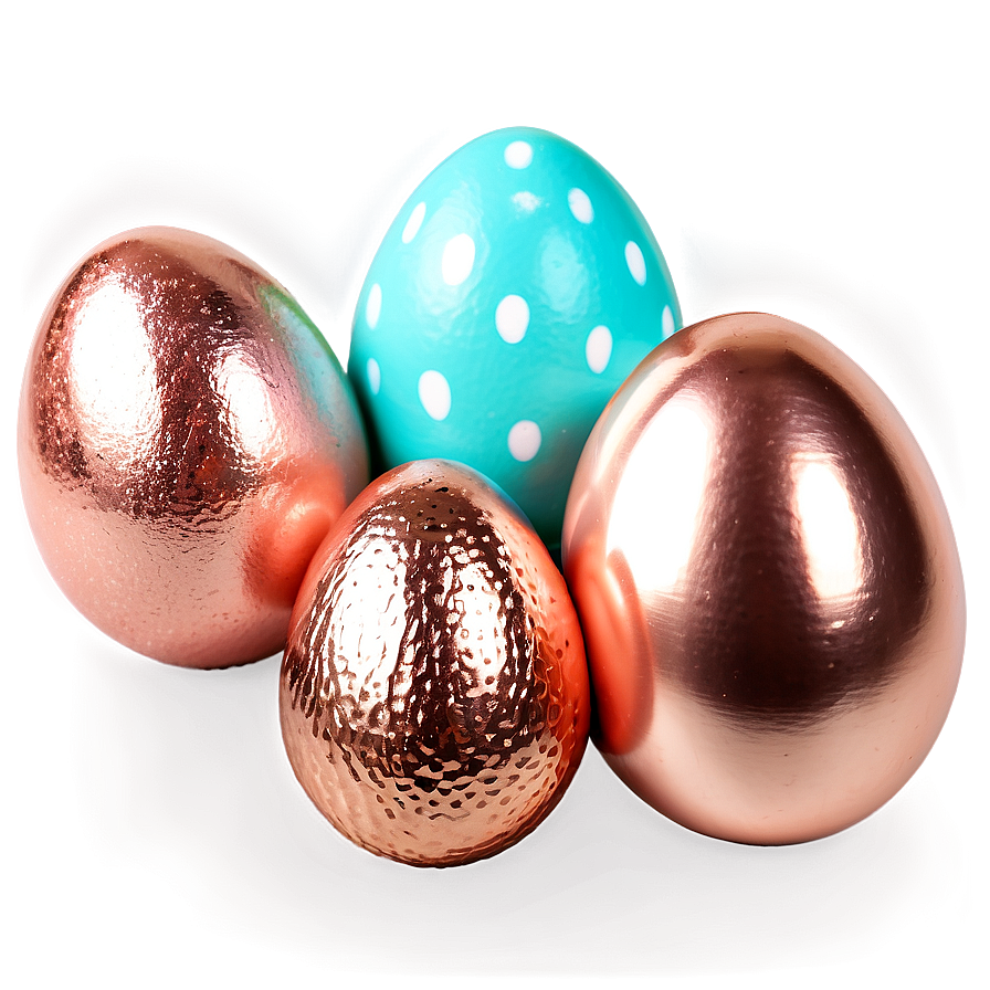 Rose Gold Glitter Easter Eggs Png Tlf17