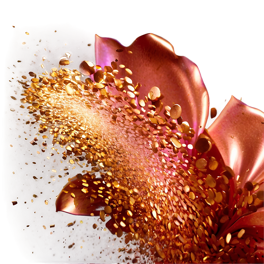 Rose Gold Glitter Explosion Png Dhn61