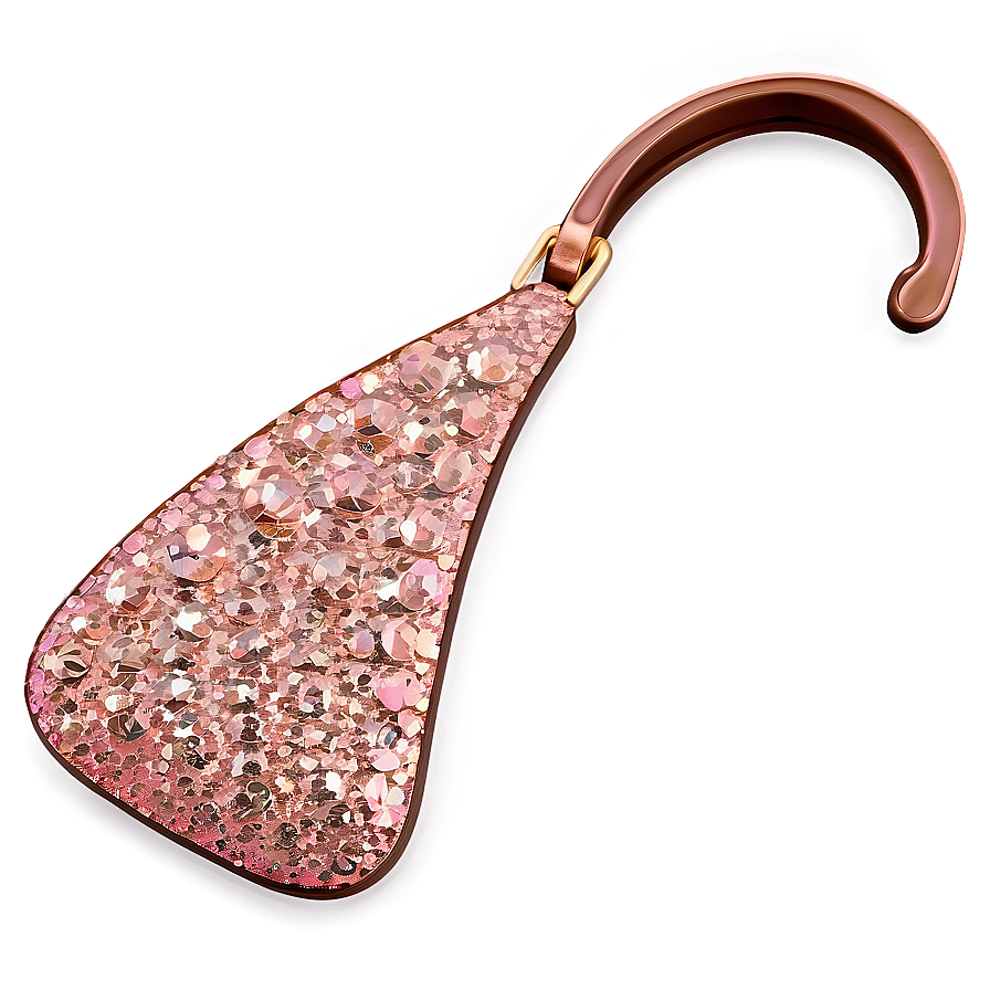 Rose Gold Glitter Handbag Png Pqd74