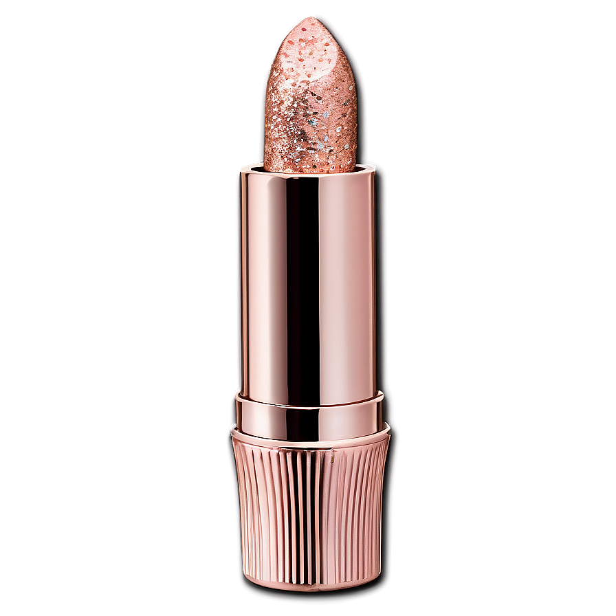 Rose Gold Glitter Lipstick Smear Png 67