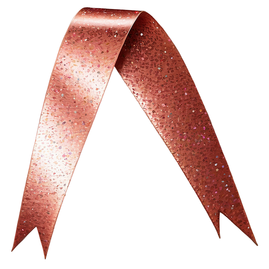 Rose Gold Glitter Ribbons Png 67