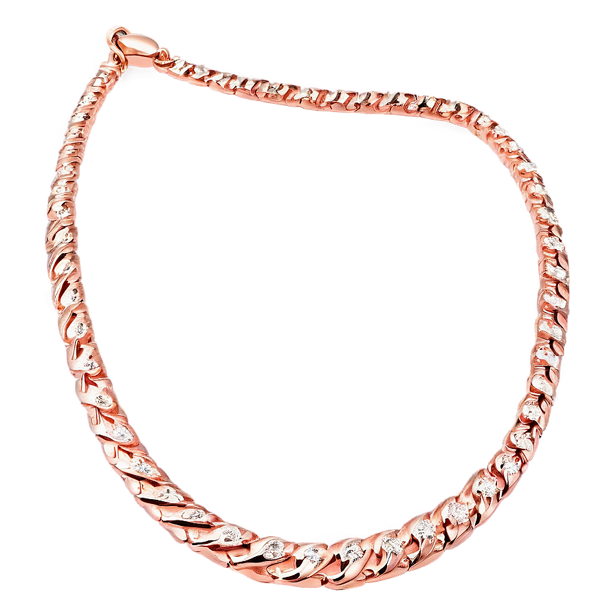 Rose Gold Necklace Png Igi