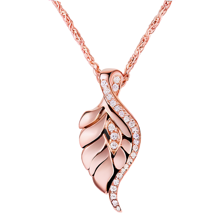 Rose Gold Necklace Png Jhp71