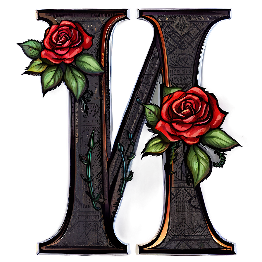 Rose Monogram Clipart Png Wuj