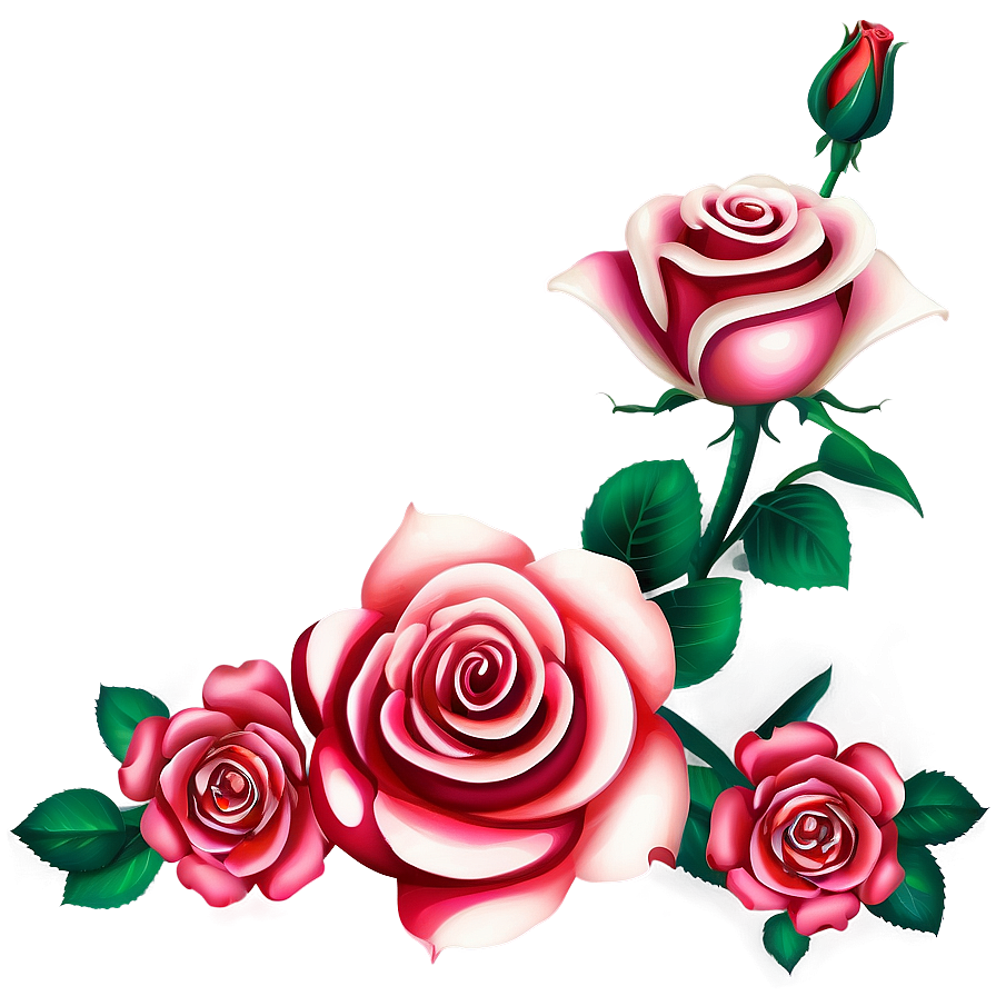 Rose Pattern Png 77