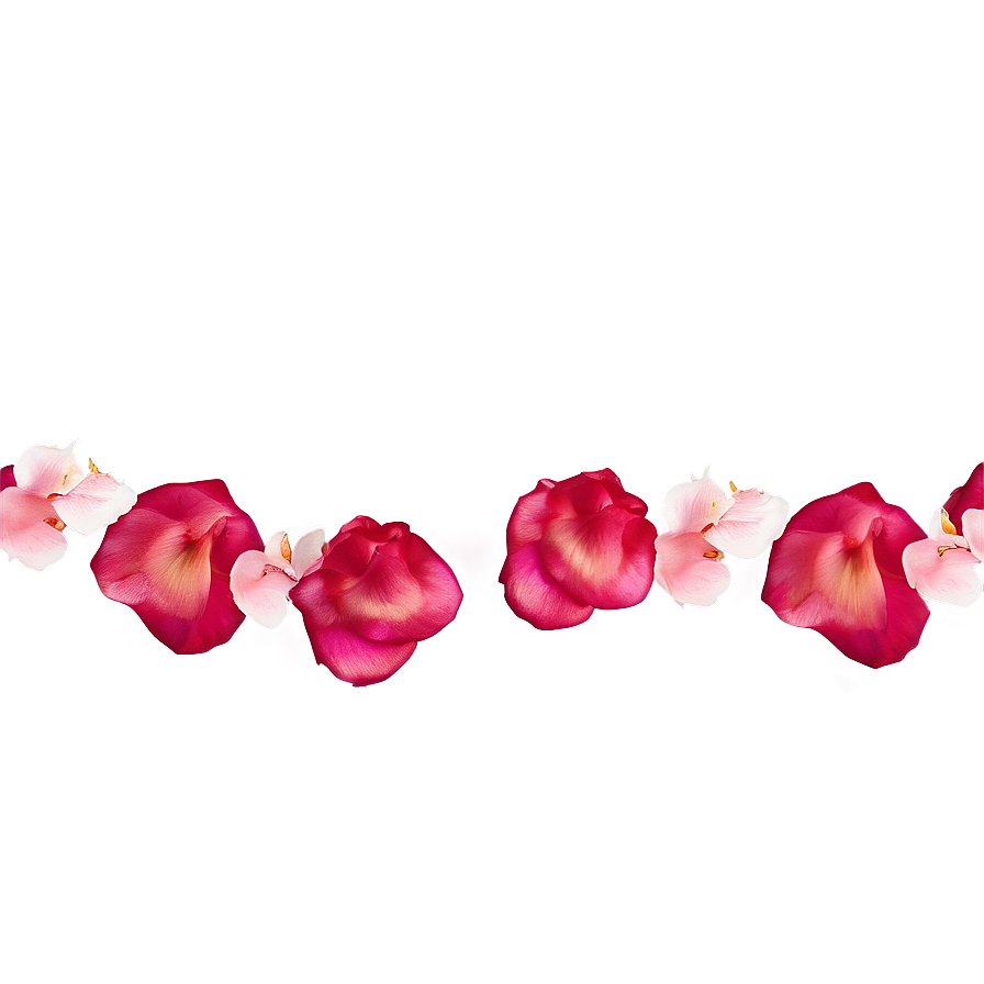 Rose Petals Border Png 3