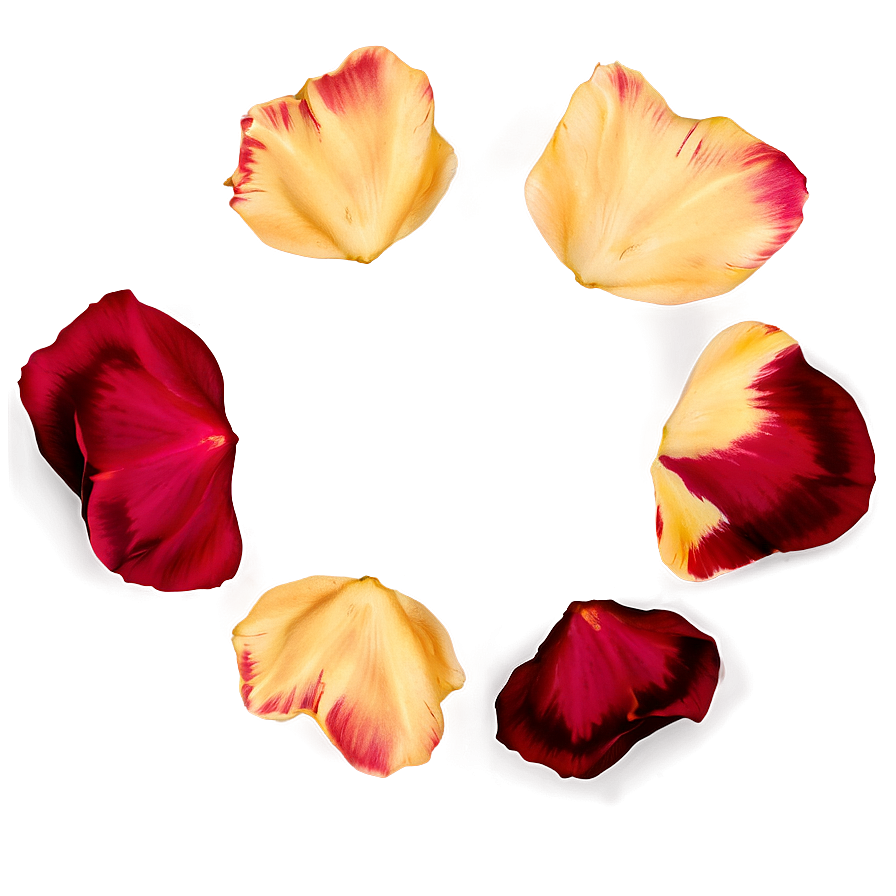 Rose Petals Circle Png 78