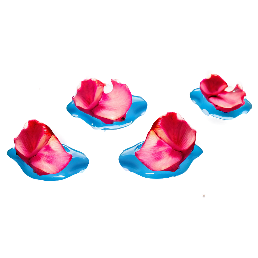 Rose Petals In Water Png Oyd