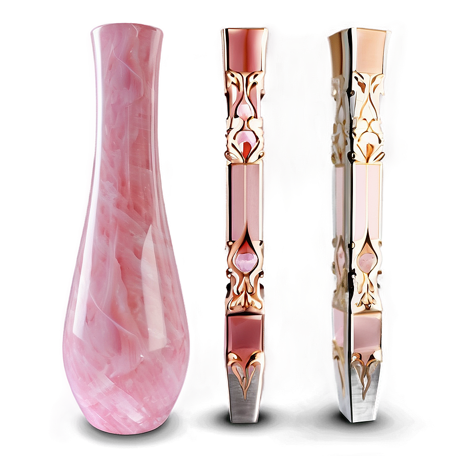 Rose Quartz Gemstone Vase Png Nns