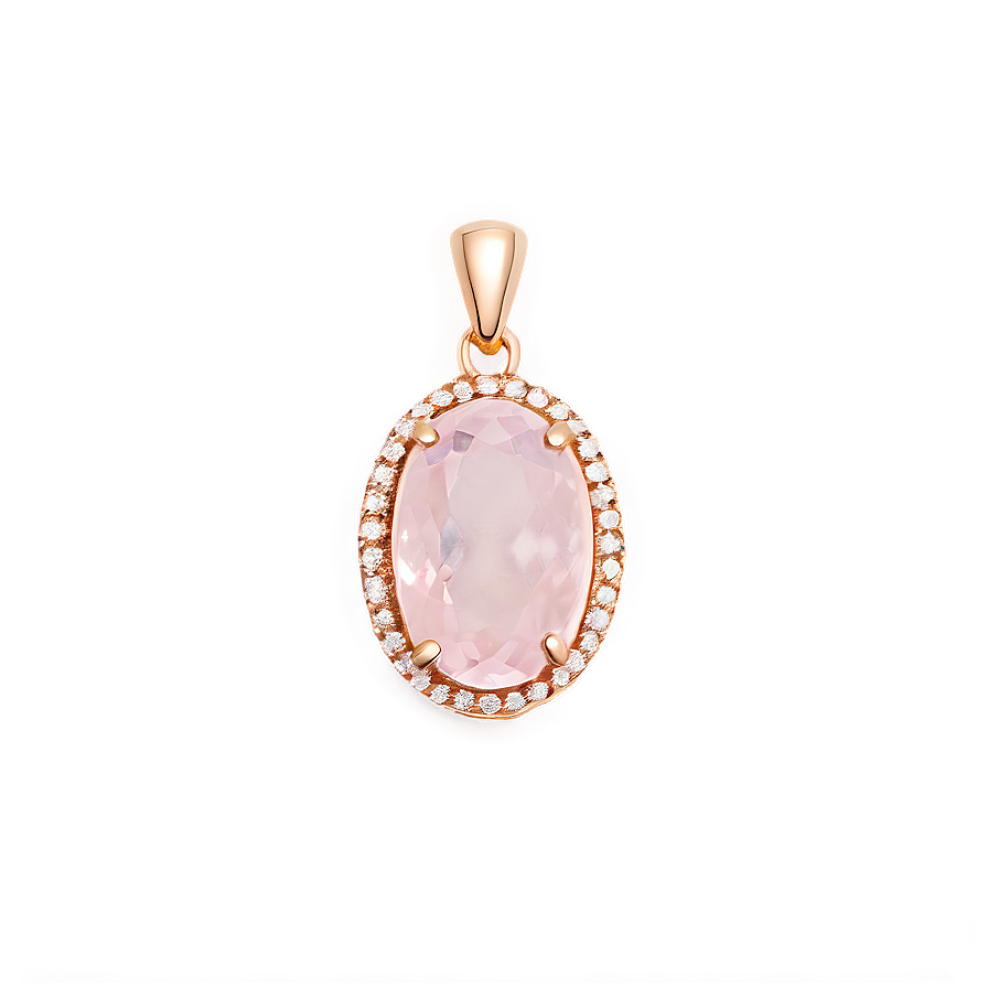 Rose Quartz Jewelry Pendant Png 32