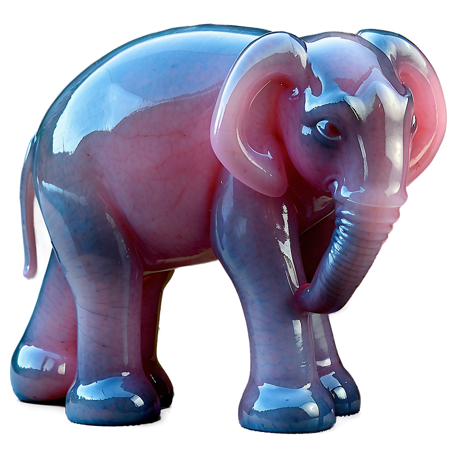 Rose Quartz Lucky Elephant Statue Png Uwk93