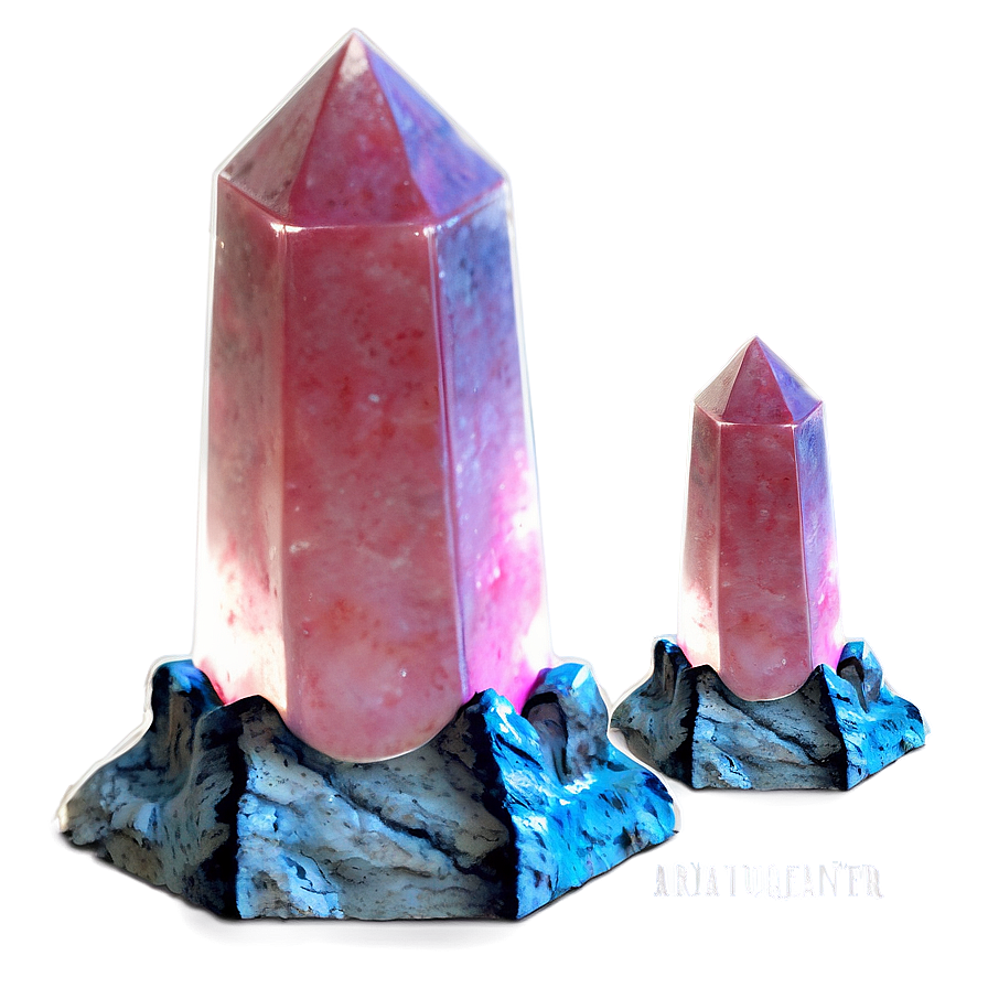 Rose Quartz Tower Obelisk Png Vkc61