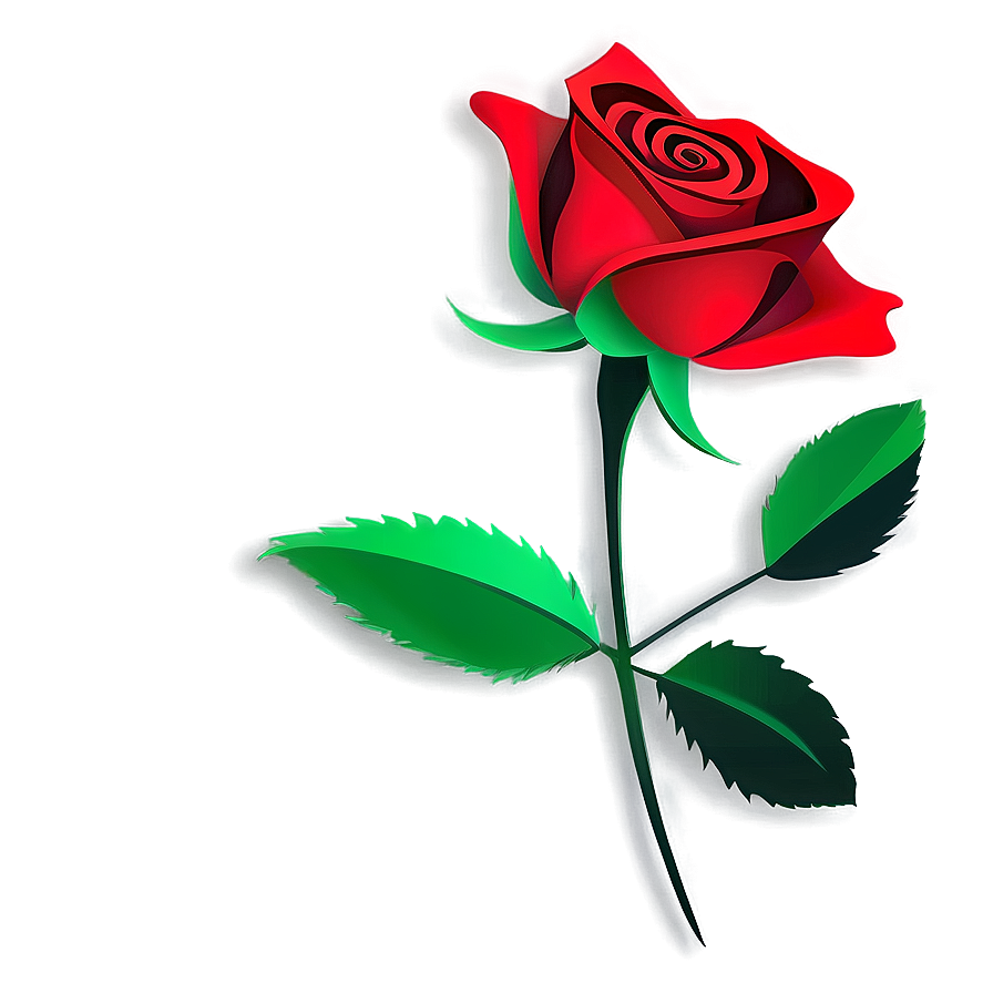 Rose Silhouette Clipart Png 3