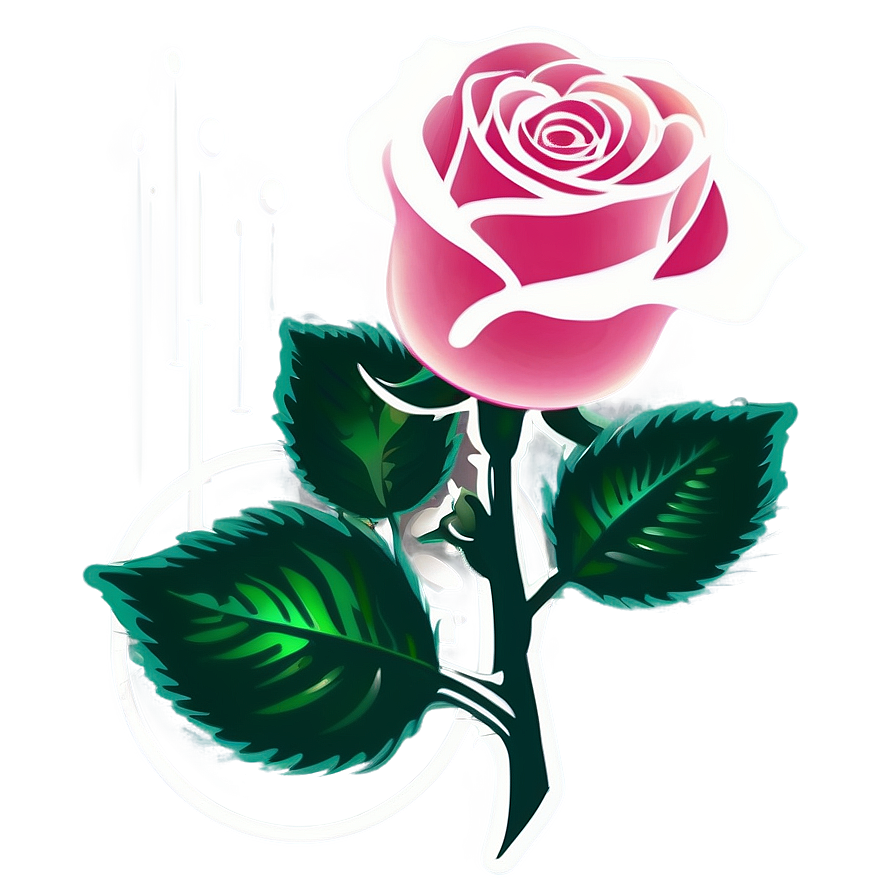 Rose Vector Element Png 06262024