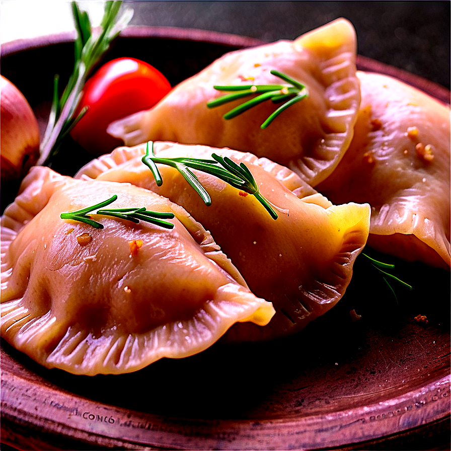 Rosemary And Garlic Potato Pierogi Png 22