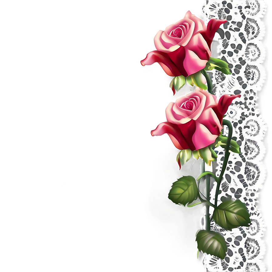 Roses And Lace Png 05042024