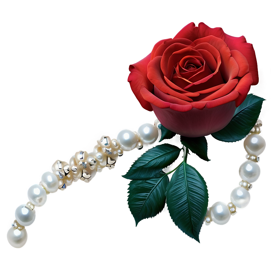 Roses And Pearls Png 05042024