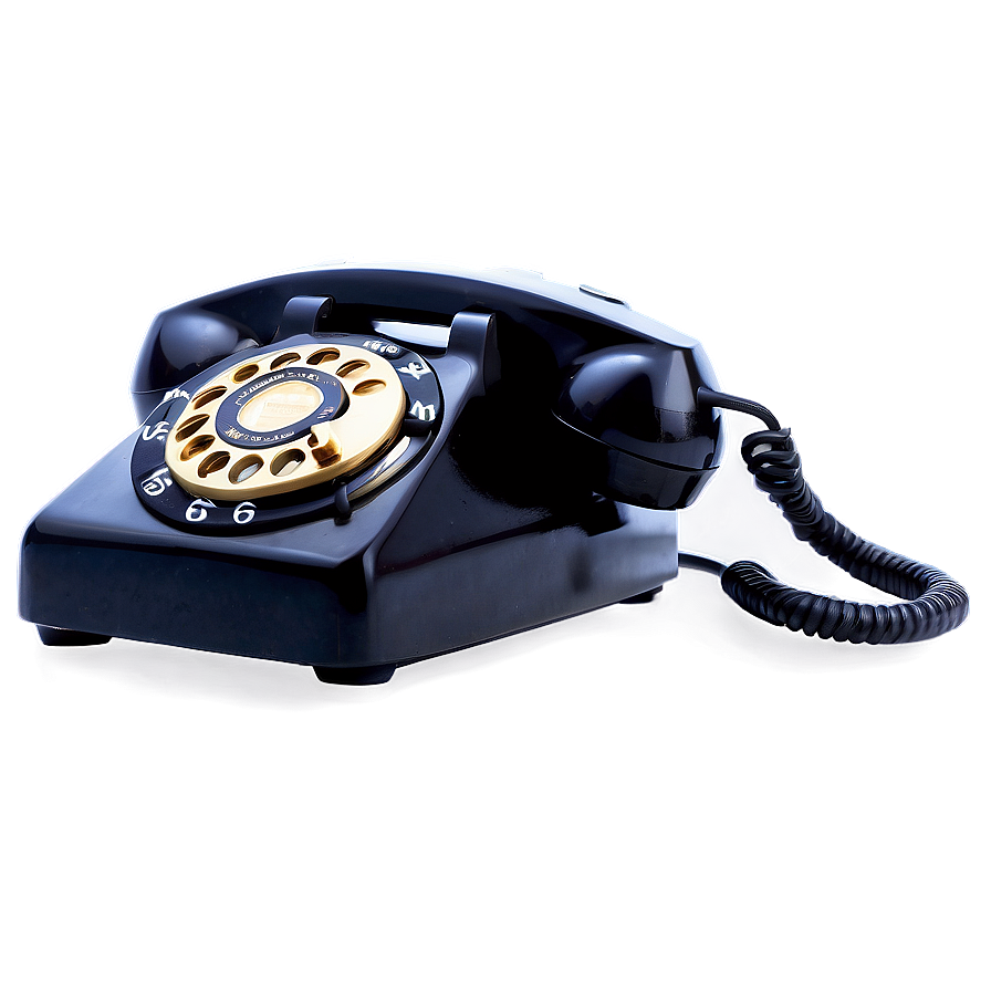 Rotary Phone Front View Png Cgt61